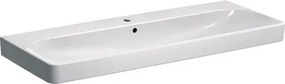 Lavoar pe mobilier Geberit Smyle Square 120 cm cu orificiu baterie centru
