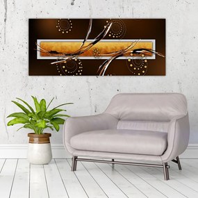 Tablou abstracției - Fluturi (120x50 cm)