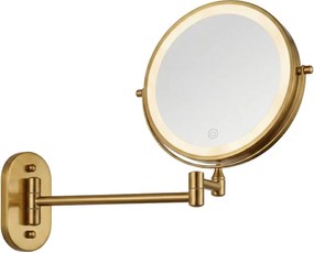 Oglinda LED Glow Old auriu periat