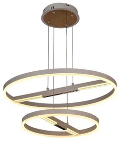 Lustră LED dimabilă aplicată LED/100W/230V 3000-6500K + telecomandă