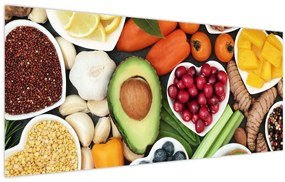 Tablou - Alimente sănătoase (120x50 cm)