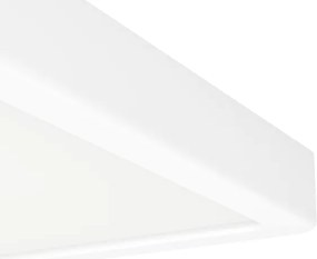 Eglo 901336 - Plafonieră LED FUEVA pentru baie, 10,5 W, 230 V, 22 x 22 cm, IP44, albă