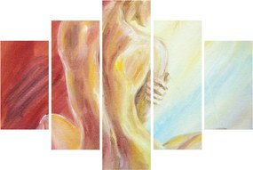 Tablou - Imaginea unei femei care se odihnește, pictură în ulei (150x105 cm)