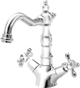 Baterie bucatarie FDesign Lacrima dubla comanda crom lucios