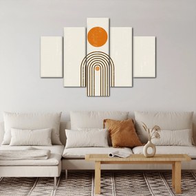 Tablou - Arcuri maro (150x105 cm)