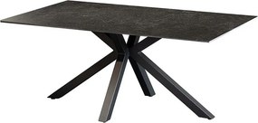 Masuta de cafea cu blat ceramic GALAXIE gri 100x60cm