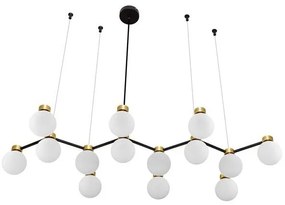 Lustra suspendata cu 14 surse de lumina DOMINO