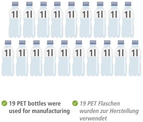 Coș de rufe din material textil 105 l Trio Ecori – Wenko