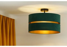 Lustră aplicată Duolla DUO 1xE27/15W/230V d. 40 cm verde/auriu