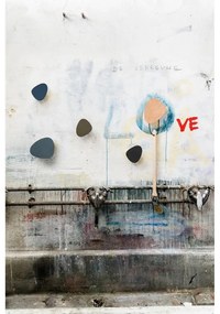 Cârlig albastru de montat pe perete din oțel Dot S Nupo – LIND DNA