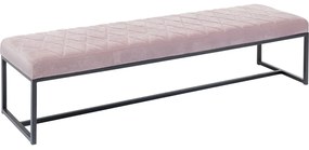 Bancheta Smart roz negru 150 cm