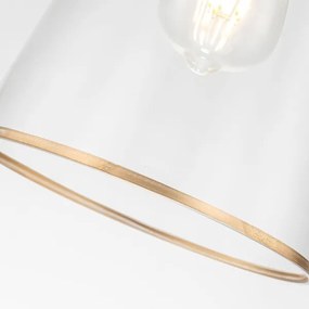 Lustră Quoizel STARING-MP-DG-CLEAR STARING 1xE27/40W/230V d. 18,4 cm auriu/transparent