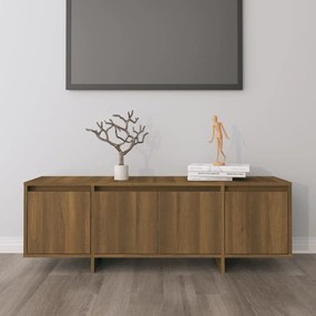 vidaXL Comodă TV, stejar maro, 120x30x40,5 cm, lemn prelucrat
