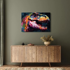 Tablou - Dinozaur, pictură (90x60 cm)