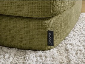 Taburet kaki cu tapițerie din chenille Leonore – Bobochic Paris