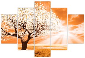 Tabloul cu pomul portocaliu (150x105 cm)