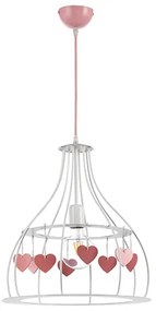 Lustră pentru copii ONLI TITTA 1xE27/22W/230V roz