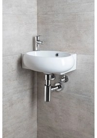 Chiuvetă mică pentru WC albă din ceramică 43x28,5 cm Ribera – Sapho
