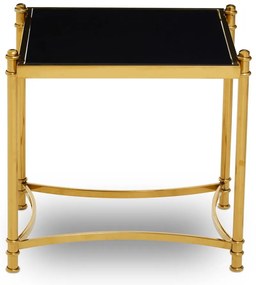 Măsuță auxiliară cu blat din sticlă 50x56 cm Ackley – Premier Housewares