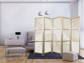 Paravan japonez - Beige shapes on a light background