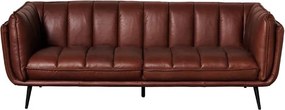 Canapea premium 3 locuri, din piele naturala, "Slowboy"