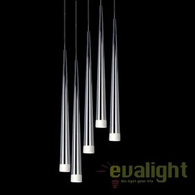 Lustra design modern Stylo 5 chrome