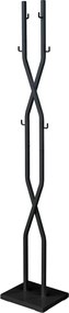 Cuier pom W69, negru, metal, 28x180 cm