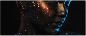 Tablou strălucitor a femeii (120x50 cm)