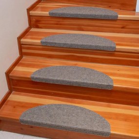 decoDoma Preş pentru scări QUICKSTEP semicerc bej set 10 buc