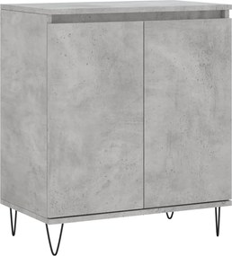 vidaXL Servantă, gri beton, 60x35x70 cm, lemn prelucrat