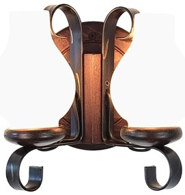 Aplica de perete rustica fabricata manual din lemn Roata WOOD-RO-AP2