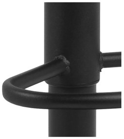 Scaune de bar gri-închis cu înălțime ajustabilă 2 buc. (înălțime șezut 84 cm) Lucy – Actona