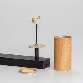 Spot Brilagi SELE 2xGU10/30W/230V negru/bej