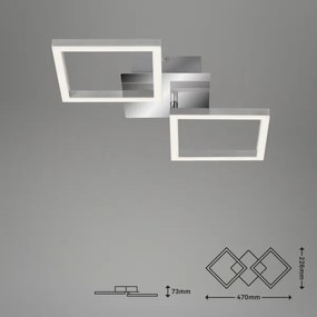 Plafonieră LED FRAMES 2xLED/8W/230V Briloner 3207-018