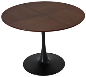 Masă de sufragerie rotundă modernă, Maro | Aosom Romania