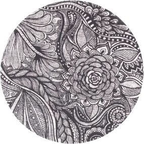 Covor lana Hejk gri cerc Selectează mărime: 133 X 133