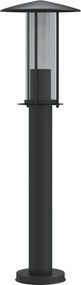 vidaXL Lampă exterioară de podea, negru, 60 cm, oțel inoxidabil