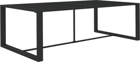 vidaXL Masă de exterior, antracit, 120x60x66 cm, aluminiu