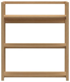 Bibliotecă în culoare naturală cu aspect de lemn de stejar 80x93x40 cm Ludza – Actona