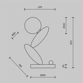 Veioza decorativa LED Resonance