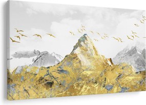 Tablou - Munte auriu (90x60 cm)