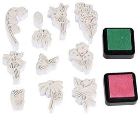 Mini set de ștampile Fairies in the Garden - Rex London