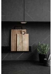 WENKO 71146800 - Set borcănașe pentru condimente JET, 40 x 7,5 cm, negru