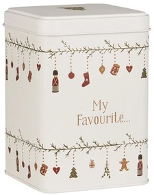 IB Laursen Cutie din tabla pentru prajituri MY NOSTALGIC CHRISTMAS - MY FAVOURITE