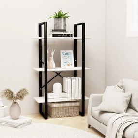 vidaXL Raft de depozitare, alb, 60x30x105 cm, lemn masiv de pin