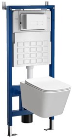 Set rezervor WC montat pe perete Roya Tinos 21W