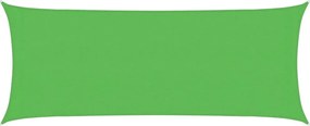 vidaXL Pânză parasolar, verde deschis, 2x5 m , HDPE, 160 g/m²