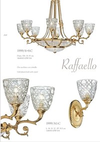 Aplica de perete eleganta LUX realizata manual Raffaello