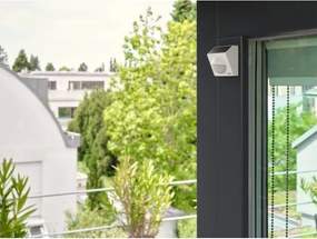 Osram - Senzor de mișcare solar SMART+ pentru exterior, 3,7 V, alb, IP65, Wi-Fi, 800 mAh