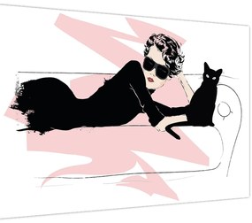 Tablou - Doamnă de modă (90x60 cm)